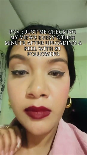 Just me checking my views after uploading a short after every minute with 21 subscribers #relatable