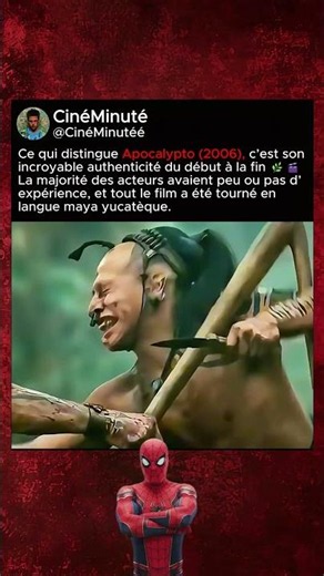 La Plupart des Acteurs N’Avaient Jamais Joué Avant 😳 | Apocalypto #shorts
