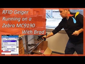RFID Geiger Running on a Zebra MC9190-Z Powered by TracerPlus Mobile Software