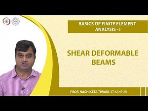 Shear deformable beams