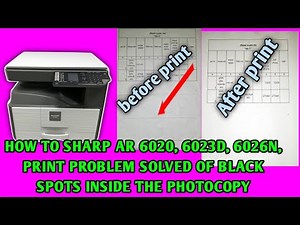 How to Sharp AR 6020 Print Problem Solved How to Sharp AR 6023d Print Problem Solved