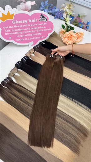Hair Factory on Instagram: "#weft color 2b 🌟 Welcome to Our Hair Factory 🌟 Premium 100% Virgin Human Hair from China. ✨ Why Choose Us · Full cuticle, no mix, no shedding, no tangle · Soft, healthy ends, natural look · Can be dyed & styled · Custom labels & tags available 🛍️ Products Weft / Tape / Tip / Clip-in / Ponytail / Custom orders 📦 Sample Orders from 100g 💳 Payment: PayPal, Western Union, Bank Transfer 🚀 Fast Shipping: DHL / FedEx (4–7 days) Let’s make your brand shine. 💖 #globalha