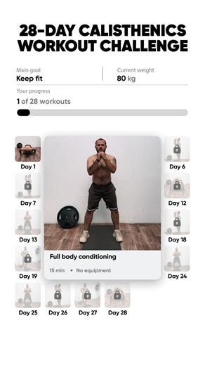 Achieve your goals easily 💪 ✅ Boost muscle strength and endurance ✅ Increase flexibility ✅ Improve balance and posture ✅ Result in decreased joint pain | 28 Day Challenge Better you