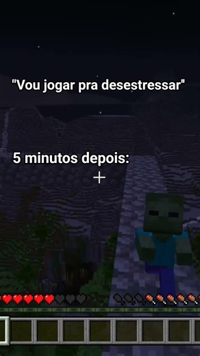 que zumbi chato #minecraft #humor #zumbi