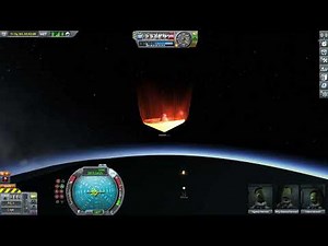 Kerbal Space Program Super Fast Reentry with the Inflatable Heat Shield