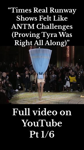 Tyra was right about her insane runway challenges (Viktor & Rolf upside down dress) #antm #americasnexttopmodel #viktorandrolf #hollyweird #runwaywalkchallenge #antmchallenge #upsidedowndress #avantgarde #celebstyle #popculturenews #weirdcelebrities #celebtea #viktorandrolf2023 #parisfashionweek #entertainmentnews #tyrabanks #tyra #americasnexttopmodelmoments