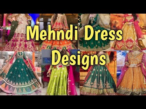 Mehndi Dress Design Ideas|| Latest Mehndi Dresses for Bride