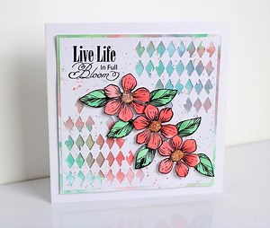 1.2K views · 35 reactions | Join Amanda Fletcher tomorrow at 12pm and 4pm, who will be here with a beautiful selection of floral stamps, stencils and more from Honey Doo Crafts. | The Craft Store | Facebook