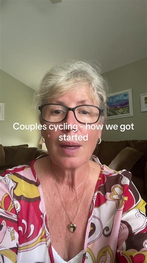 How we got started cycling together #cyclingtok #cyclingtips #couples #pov