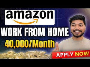 Amazon Work from Home Job 2025 | New Bulk Hiring | Direct Selection | Amazon Jobs | Job4freshers