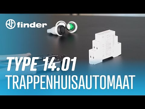 Finder 14.01 Trappenhuisautomaat - Aansluiten & Instellen
