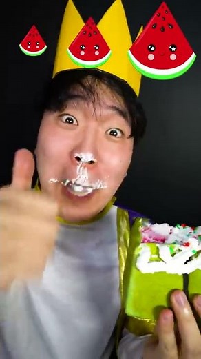 SMALL MEDIUM BIG Emoji watermelon dessert FOOD CHALLENGE || Funny Mukbang || TikTok - HUBA #Shorts