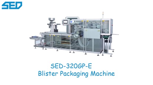 Electric Driven Automatic Liquid Butter Tablet Blister Packing Machine