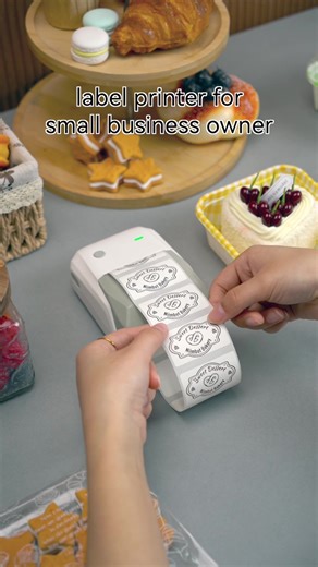 Label printer for small business owner#smallbusinessowner #tiktokshopholidayhaul #thermalprinter #tiktokgood #stuff