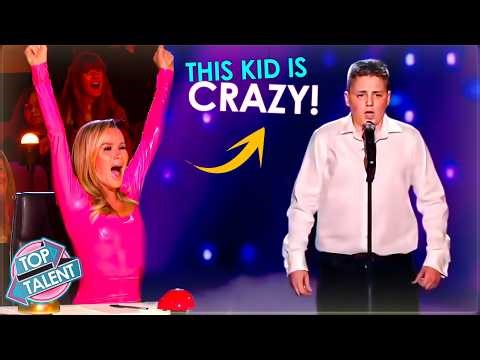 This Kid Hits VOCALS Not Even His Parents Imagined.. Insane Audition!