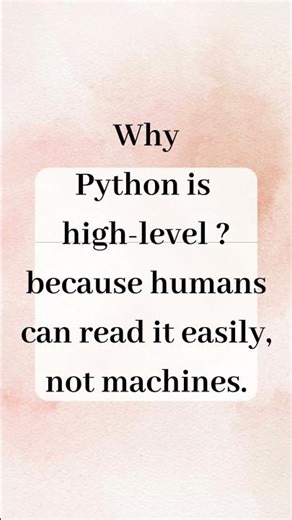 Python for Beginners | python is a high level language? #coding #programming #pythonbasics