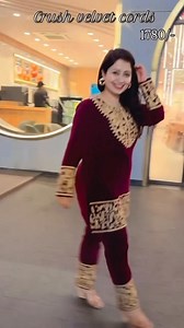 New crush velvet coords @1780/- WhatsApp @9417660937 Website 👇👇👇 https://www.aqeedat.co.in/product/readymade-cotrai-coord-set-1780-13 | AQEEDAT