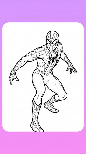 Desenhos do Homem Aranha para Colorir e Imprimir