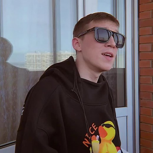 Stylish Black Hoodie with Rubber Duck Graphic