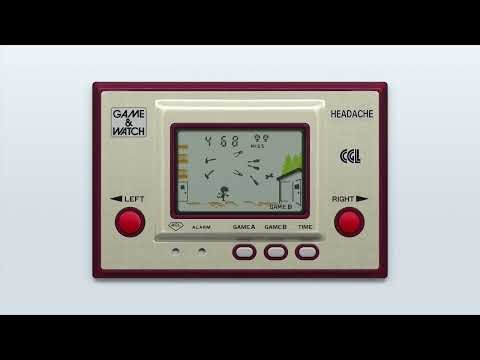 Headache (Helmet UK version, ヘルメット, 1981) Nintendo Game & Watch Gold Series | MAME Gameplay