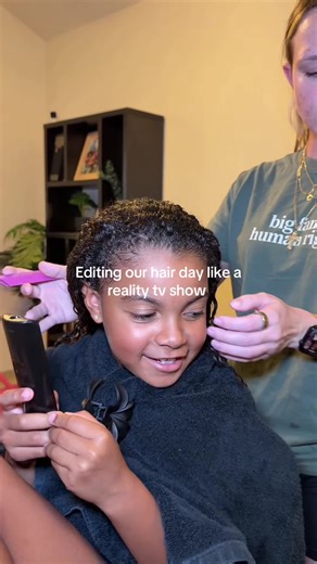 All the emotions and facial expressions 🤣 #hairday #hairroutine #kidbraids #protectivestyles #braids