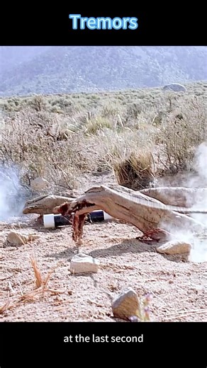 Outsmarted by the Monster Below 🪱💥 #Tremors #MonsterMovie