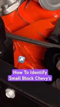 How To Identify Small Block Chevy’s #sbc #engineguide #spotthedifference #smallblock #chevyengine