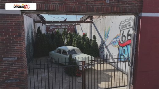 Route 66 Christmas Tree Farm Debuts In Red Fork District