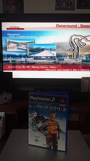 Biathlon 2009 Ps2 #ps2 #psgames #retrogaming #biathlon