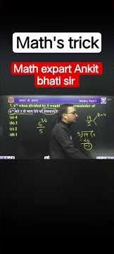 Math expert Ankit bhati sir #mathtricks #mathssolutions #mathematics #mathupp #upp #upsi