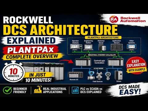 Rockwell DCS Architecture Explained | PlantPAx Complete Overview in 10 Minutes