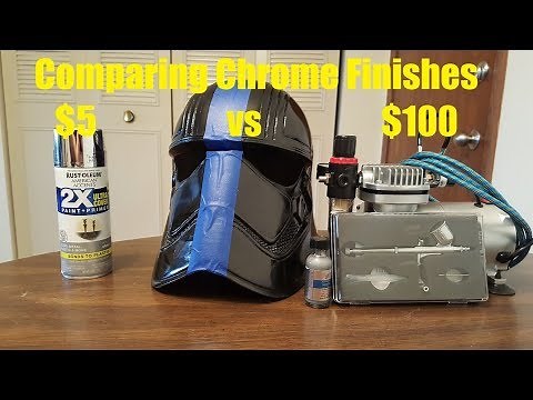 Adding Chrome to 3d Prints: Comparing $5 vs $100 methods