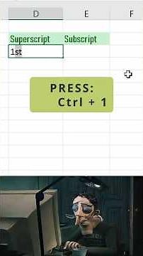 EXCEL HACK 🔥 Add Superscript & Subscript in Seconds!