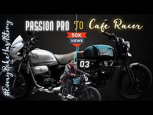 Hero Honda Splendor Passion Bike Modification | Hero Honda Passion Modification | Cafe Racer | Pune
