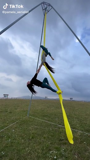Aerial Silk Duo: Stunning Acrobatic Performances