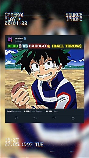 Deku🗿Vs Bakugo💥 [Ball throwing Competition] | #mha #bakugo #deku #myheroacademia