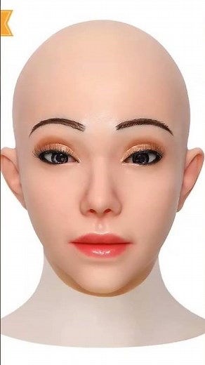 Crossdresser Realistic Silicone Female Mask Head Mask Cosplay For Drag queen