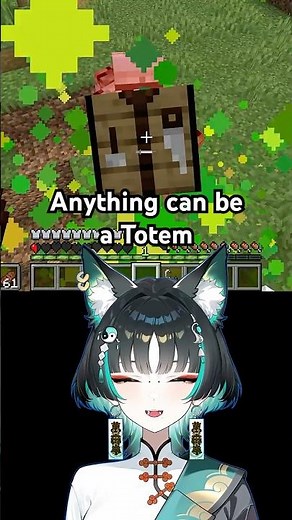 Turn Any Minecraft Item into a Totem of Undying #minecraftcommands #minecraftshorts #minecrafttips