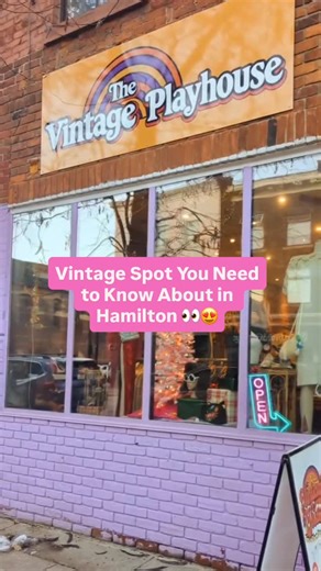 Girl Plans Hamilton on Instagram: "Calling all vintage lovers 📞 📍@vintage.playhouse.hamilton 🎥Special thanks to @vintage.playhouse.hamilton for the video! Be sure to check them out for more details ✨ ✨Follow @whatstheplanhamilton for more fun and exciting plans in the City!✨ #hamiltonontario #hamont #whatstheplanhamilton #thingstodohamilton #vintagethrift"