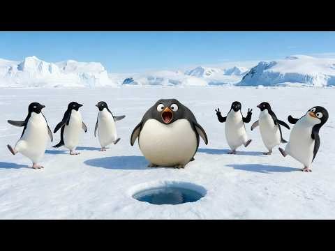 He shouldn't have eaten that extra fish...🐧(Funny Round Penguin Animation) #BallWorld #roundanimals