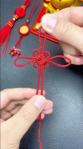 How to Make a Decorative Hanging Knot Using a Single Rope#handmadejewelry #tutorial #diy