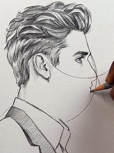 1.1M views · 7.3K reactions | Easy steps boy drawing ✍️ must try #pencildrawing #artwork | Vkartbox | Facebook