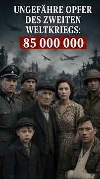 Der Zweite Weltkrieg in Zahlenin unter 2 Minuten