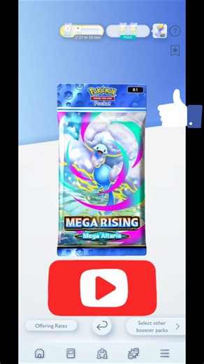 Opening Mega Altaria packs to try to complete my Mega Rising set 218/226