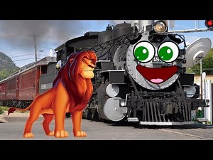 Trains doodles 8. The trains are singing. Railway doodles.