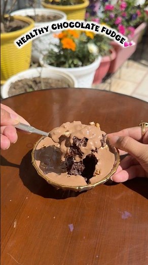 Guilt-Free Chocolate Fudge | No Sugar, No Oven, 5-Minute Healthy Dessert #shorts #viral