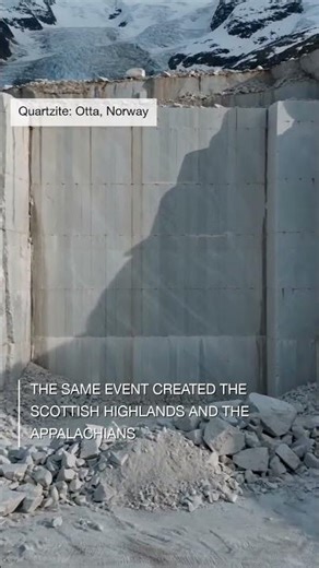 Norwegian Quartzite: Formed by a Continental Collision 400 Million Years Ago #Shorts