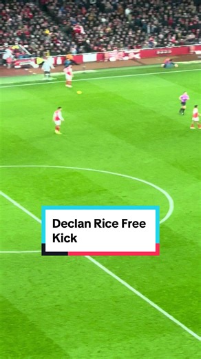 Declan Rice Free Kick Highlights for Arsenal