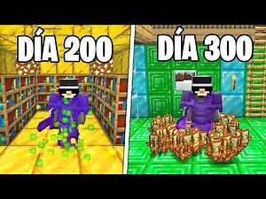 SOBREVIVÍ 300 DÍAS EN MINECRAFT HARDCORE | SB737 en Español