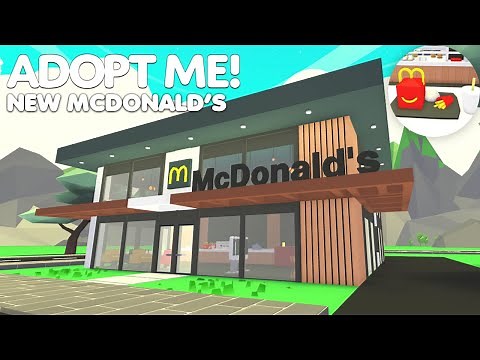 NEW MCDONALD'S Tour & Speed build in Adopt me! #roblox #adoptme #restaurant MODERN & REALISTIC